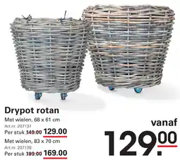 Sligro Drypot rotan aanbieding