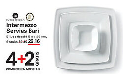 Sligro Intermezzo Servies Bari aanbieding