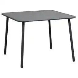Leen Bakker Lounge dinging tafel Paris - aluminium - 66x90x90 cm aanbieding