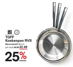 Sligro TGFF Koekenpan RVS aanbieding
