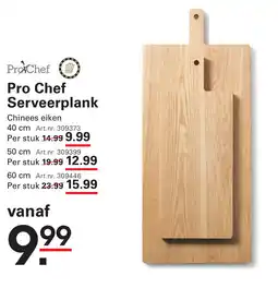 Sligro Pro Chef Serveerplank aanbieding
