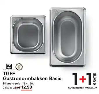 Sligro TGFF Gastronormbakken Basic aanbieding