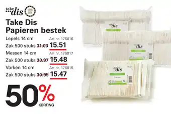 Sligro Papieren bestek aanbieding