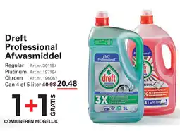 Sligro Dreft Professional Afwasmiddel aanbieding