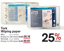 Sligro Tork Wiping Paper aanbieding
