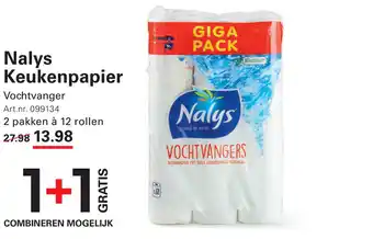 Sligro Nalys Keukenpapier aanbieding