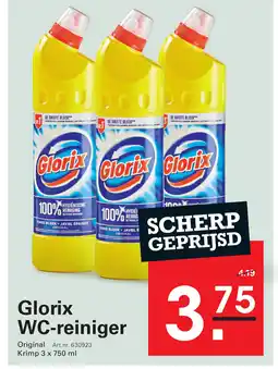 Sligro Glorix WC reiniger aanbieding