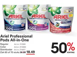 Sligro Ariel Professional Pods All in One aanbieding