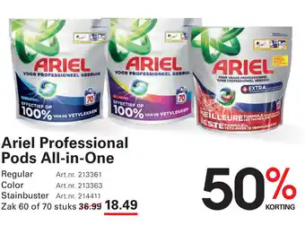 Sligro Ariel Professional Pods All in One aanbieding