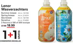 Sligro Lenor Wasverzachters aanbieding