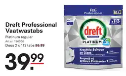 Sligro Dreft Professional Vaatwastabs aanbieding
