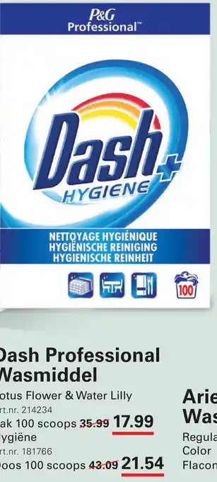 Sligro Dash Professional Wasmiddel aanbieding