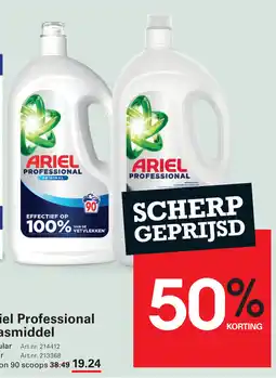 Sligro Ariel Professional Wasmiddel aanbieding