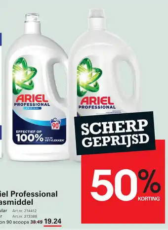 Sligro Ariel Professional Wasmiddel aanbieding