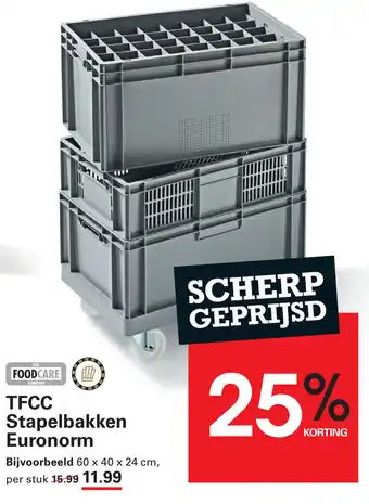 Sligro TFCC Stapelbakken Euronorm aanbieding