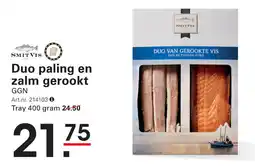 Sligro Duo paling en zalm gerookt aanbieding