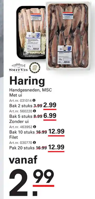 Sligro Haring aanbieding