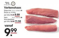 Sligro Varkenshaas aanbieding