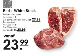 Sligro Red + White Steak aanbieding