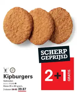 Sligro Kipburgers aanbieding