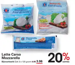 Sligro Latte Carso Mozzarella aanbieding