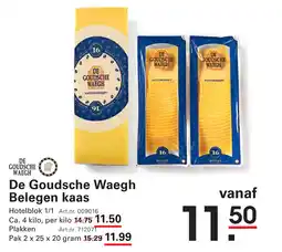 Sligro De Goudsche Waegh Belegen kaas aanbieding