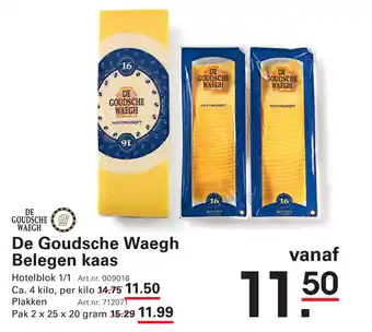 Sligro De Goudsche Waegh Belegen kaas aanbieding
