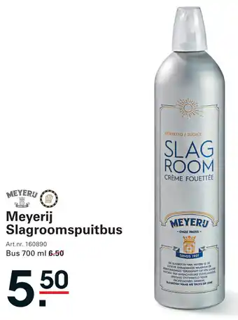 Sligro Meyerij Slagroomspuitbus aanbieding