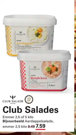 Sligro Club Salades aanbieding