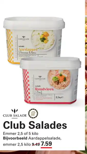 Sligro Club Salades aanbieding