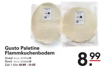 Sligro Gusto Palatine Flammkuchenbodem aanbieding
