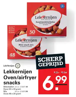 Sligro Lekkernijen Oven/airfryer snacks aanbieding