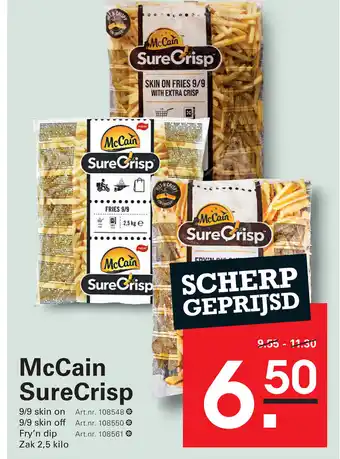 Sligro McCain SureCrisp aanbieding