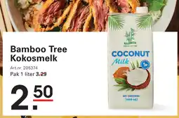 Sligro Bamboo Tree Kokosmelk aanbieding