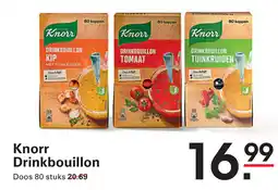 Sligro Knorr Drinkbouillon aanbieding