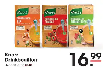 Sligro Knorr Drinkbouillon aanbieding