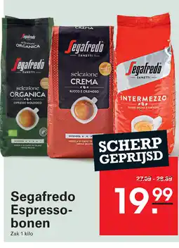 Sligro Segafredo Espresso bonen aanbieding