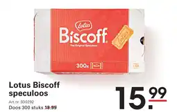 Sligro Lotus Biscoff speculoos aanbieding