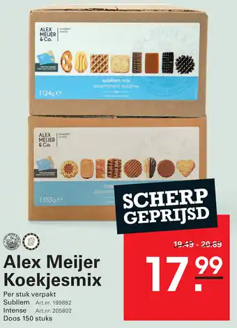Sligro Alex Meijer Koekjesmix aanbieding