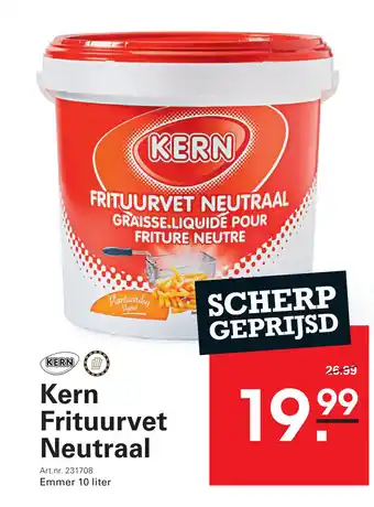 Sligro Kern Frituurvet Neutraal aanbieding