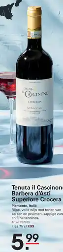 Sligro Tenuta il Cascinone Barbera d'Asti Superiore Crocera aanbieding