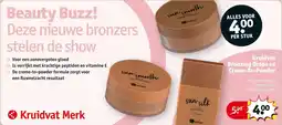 Kruidvat Kruidvat Bronzing Drops en Cream To Powder aanbieding