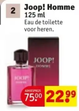 Kruidvat Joop! Homme aanbieding