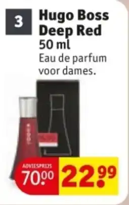 Kruidvat Hugo Boss Deep Red aanbieding