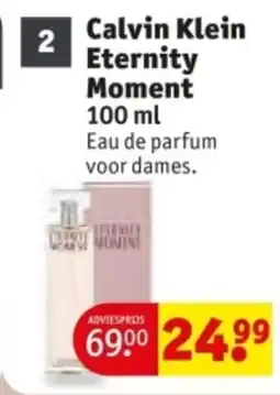 Kruidvat Calvin Klein Eternity Moment aanbieding