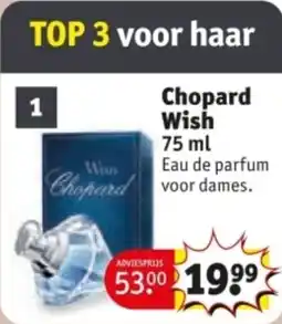 Kruidvat Chopard Wish aanbieding