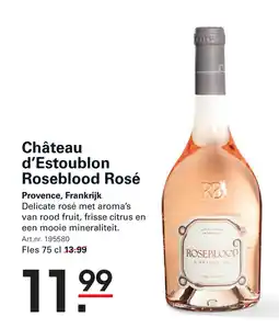 Sligro Château d'Estoublon Roseblood Rosé aanbieding