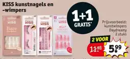 Kruidvat KISS kunstnagels en wimpers aanbieding
