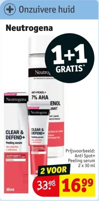 Kruidvat Neutrogena aanbieding