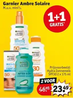 Kruidvat Garnier Ambre Solaire aanbieding